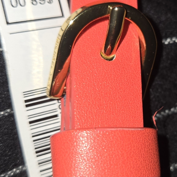 NWT MICHAEL Michael Kors Brown & Coral Clutch - Picture 3 of 6